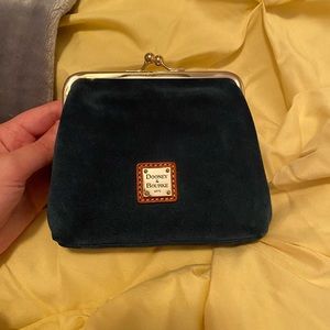 Dooney & Bourke Suede large frame purse.